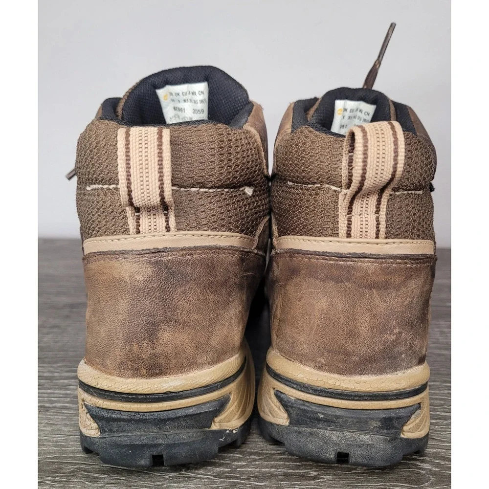 Timberland Waterproof Hiking Boots Boys Size 6.5 US Brown Leather Ankle 66961